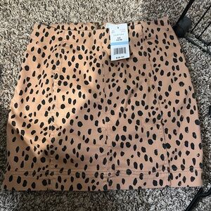 Cheetah Mini Skirt